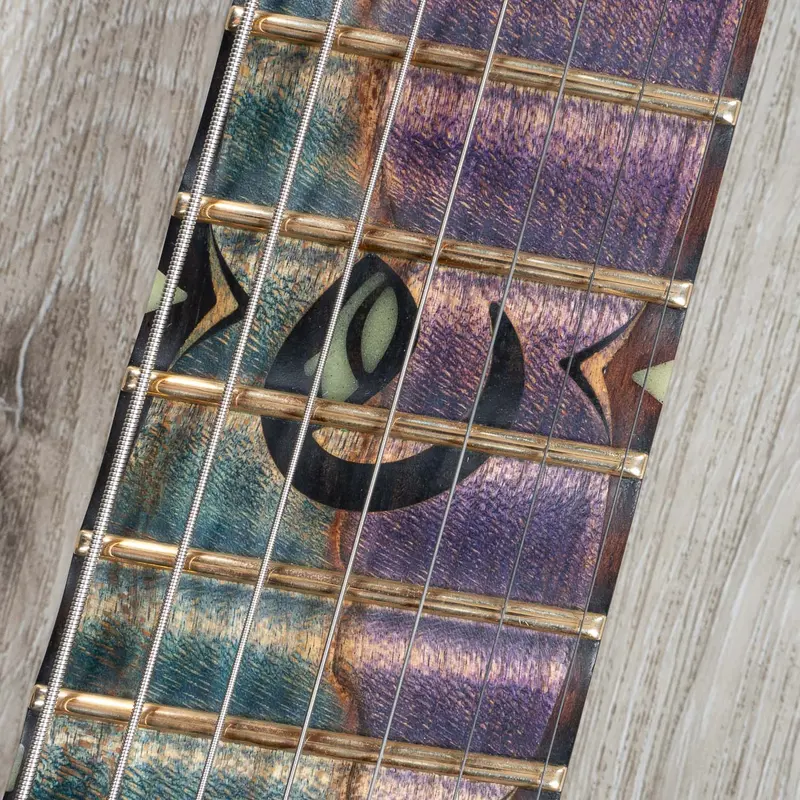 Ereshkigal Original Series Urash Sword Breaker 7-String Baritone Multi-Scale Guitar, Resin Art Burl