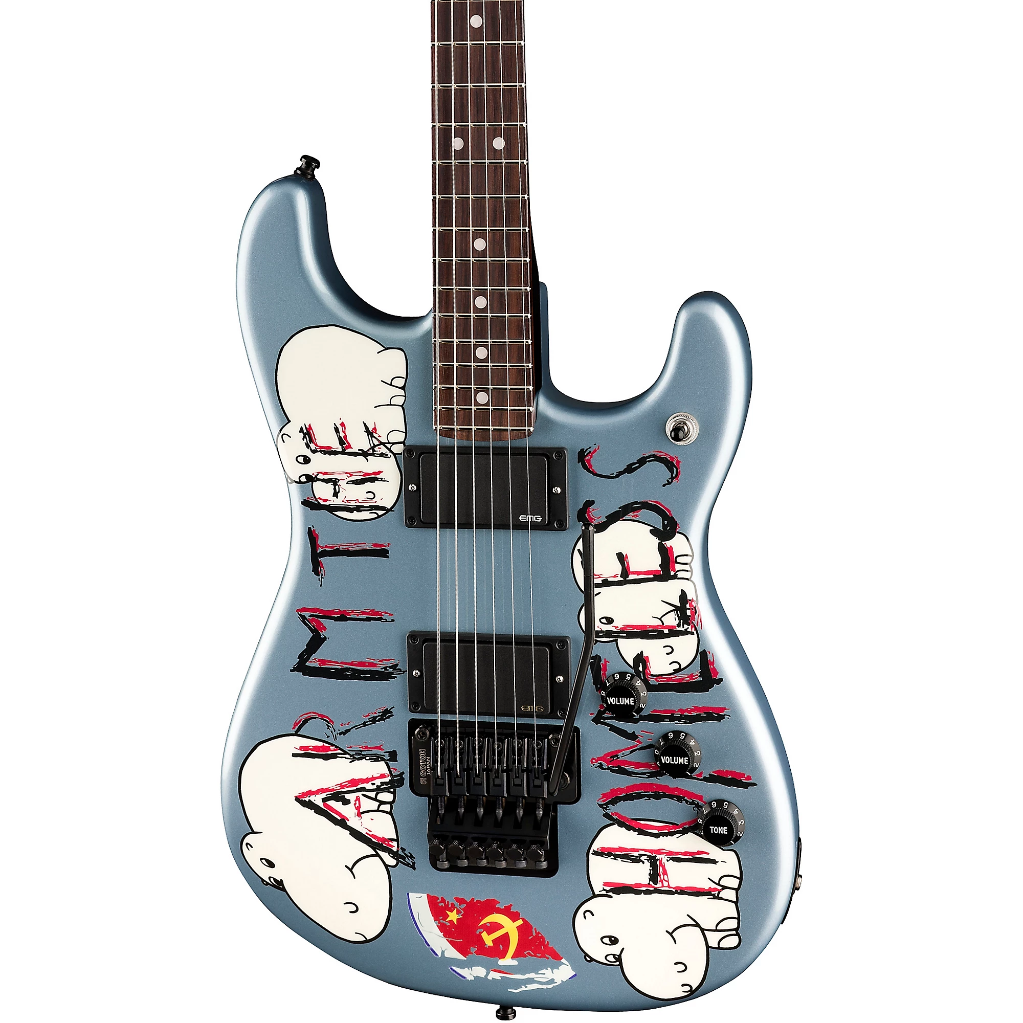 Fender Tom Morello "Arm the Homeless" Electric Guitar - Ice Blue Metallic