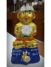 กุมารทอง หลวงปู่แย้ม วัดสามง่าม จ.นครปฐม รุ่น สมบูรณ์ทรัพย์ ฐานกระต่าย พิมพ์สีทองฐานน้ำเงิน ขนาดบูชา สูง 6 นิ้ว (รุ่น 100ปี) (โชว์)