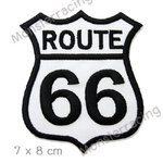 ตัวรีดติดเสื้อน่ารักๆ อาร์มรีดติดเสื้อ ลายการ์ตูน สติ๊กเกอร์รีดติดเสื้อ สีROUTE 66