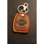 พวงกุญแจหนังรถยนต์ พวงกุญแจรถยนต์หนัง NISSAN