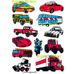 สติ๊กเกอร์ติดสนุก สติ๊กเกอร์สำหรับเด็ก สติ๊กเกอร์เสริมพัฒนาการและการเรียนรู้ของเด็ก สติ๊กเกอร์ลายรถ