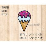 ตัวรีดติดเสื้อน่ารักๆ อาร์มรีดติดเสื้อ ลายการ์ตูน รีดติดเสื้อยีนส์ ไอติม ไอศครีม