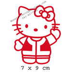 สติ๊กเกอร์ ติดรถลายคิตตี้ Kitty