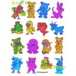 สติ๊กเกอร์ติดสนุก สติ๊กเกอร์สำหรับเด็ก สติ๊กเกอร์เสริมพัฒนาการและการเรียนรู้ของเด็ก สติ๊กเกอร์ลายสัตว์