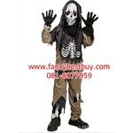 ชุดฮาโลวีน ชุดผีโครงกระดูกพร้อมหน้ากากและถุงมือ สำหรับวันฮาโลวีน Skeleton มีขนาด S(110-120), M(120-135), L(135-150)