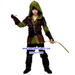 ชุดนายพราน Hunter ชุดนักล่า Assassins ชุดแฟนซีเด็ก มีขนาด S 105-120, M 120-135, L 135-150 (ไม่รวมชุดธนู)