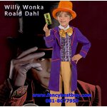 ชุดแฟนซี Willy Wonka & Charlie & the Chocolate Factory ขนาด M 115-125, L 125-135, XL 135-145