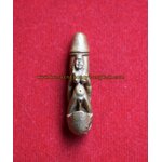 ปลักขิก นางครวญ มหาเสน่ห์ หลวงพ่อชื่น วัดตาอี จ.บุรีรัมย์ เนื้อโลหะ ขนาดพกพา สูง 3.5ซม. กว้าง 1ซม. รุ่นสร้างโบสถ์ ปี2543