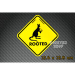 สติ๊กเกอร์ขออภัยมือใหม่ สติ๊กเกอร์มือใหม่หัดขับ ROOTED