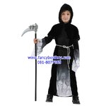 ชุดฮาโลวีน ชุดโครงกระดูกสะท้อนแสง 3D ชุดแฟนซีเด็ก สำหรับวันฮาโลวีน Skeleton มีขนาด M, L, XL