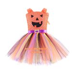 ชุดฮาโลวีน ชุดกระโปรงฟักทอง สำหรับงานแฟนซี วันฮาโลวีน มีขนาด L 105-120, XL 120-140