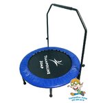 แทรมโพลีน 40 นิ้ว พร้อมที่จับเพื่อการทรงตัว เครื่องออกกำลังกาย เพิ่มความสูง