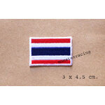 ((ขนาดเล็ก)) อาร์ม ตัวปัก ตัวรีดติดเสื้อ ธงชาติไทย