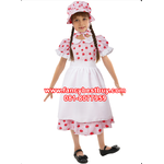 ชุดประจำชาติอเมริกา ชุด Indepence Day ขนาด S 105-115, M 115-125 ชุดกระโปรงยาว+หมวก+ผ้าคาดสีขาว