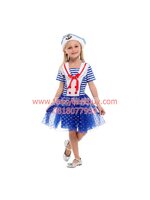 ชุดแฟนซีอาชีพ ชุดทหารเรือเด็กหญิง แบบที่ 3 มี ขนาด XL