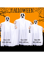 ชุดฮาโลวีน ชุดผี White Ghost ขนาด 90 (90-130) , 130 (130-160), 160 (160-180)