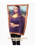 ชุดโมนาลิซ่า Mona Lisa Costume ชุดคอสเพลย์จิตรกรรมกรอบรูปตลกสำหรับผู้ใหญ่ สำหรับสูง 155-180 ซม.