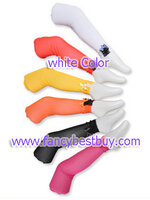 กางเกงเลกกิ้งสีขาว ปลายขาลูกไม้ สำหรับใส่ประกอบกับชุดแฟนซี ประเภทต่างๆ มีขนาด L