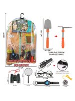 ชุดนักสำรวจ The Explorer Club Member ชุดแฟนซีอาชีพ ใส่ได้ทั้งเด็กชายหญิง (เสื้อ+หมวก+อุปกรณ์ 7 ชิ้น ไฟฉายมีไฟ) ฟรีไซด์ สำหรับเด็ก 90-130 ซม. อายุ 3-7 ขวบ