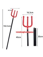 ไม้สามง่ามปิศาจ ขนาดยาว 103 ซม. สำหรับ ประกอบ ชุดปีศาจเดวิล, ชุดผี, ชุดฮาโลวีน