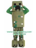 ชุดมายคราฟ MINECRAFT ผ้ายืดเสริมฟอง มีขนาด M 115-125, L 125-135, XL 135-145