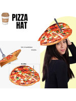 หมวกพิซซ่า ชุดแฟนซีอาหาร Pizza HAT เป็นชุดแฟนซีเด็กหรือชุดมาสคอต สำหรับการแสดง ใช้ได้ทั้งเด็กและผู้ใหญ่