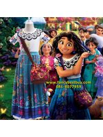 ชุดแฟนซีเด็ก ชุดมิราเบล+กระเป๋า Disney Encanto ขนาด 130