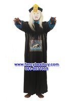 ชุดฮาโลวีน ชุดผีจีน Chinese Ghost สำหรับวันฮาโลวีน Free Size สูง 165-185 ซม.(ไม่รวมวิกผม, ผ้ายันต์สีเหลืองและสีแต่งหน้า)