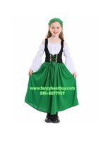 ชุดยุโรป เรอเนสซองส์ Renaissance ชุดย้อยยุค ประจำชาติสวิส Switzerland / ชุดฮังการี Hungary S(115-125), L(135-145), XL(145-155)