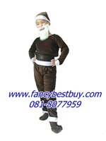 คนแคระทั้ง7 สีน้ำตาล ขนาด S, M, L