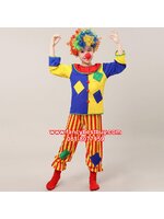 ชุดตัวตลกแฟนซีเด็กโบโซ่ BOSO Costume ใช้ได้ทั้งเด็กชายหญิง มีขนาด M 110-120, L120-130, XL 130-140, XXL 140-150, 3XL 150-160 (ไม่รวมจมูกแดง)