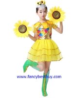 ชุดดอกทานตะวัน Sunflower ชุดดอกไม้ ขนาด 110, 120, 130, 140 (รวมดอกไม้ 2 อัน)