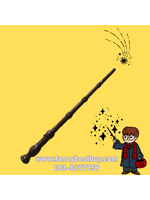 ไม้วิเศษพ่อมดและแม่มด สีน้ำตาลอมแดง**มีเสียงและมีไฟ** ยาว 35 ซม. สำหรับประกอบชุดแฟนซีเด็ก แบบชุดพ่อมดและแม่มด ในวันฮาโลวีน (ขายคู่กับชุดแฟนซี)