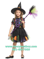 ชุดฮาโลวีน ชุดแม่มดน่ารัก หลากสี สำหรับแฟนซีวันฮาโลวีน มี ขนาด XL