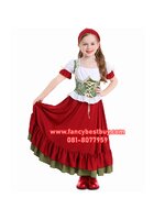 ชุดยุโรป เรอเนสซองส์ Renaissance ชุดย้อยยุค ประจำชาติเนเธอร์แลนด์ Netherland S110-125, M 125-140, L 140-150, XL 150-160