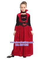 ชุดฮาโลวีนเด็กหญิง ชุดแดร๊กคูล่าหญิงสำหรับงานแฟนซี วันฮาโลวีน VAMPIRES GIRL มีขนาด M, L, XL