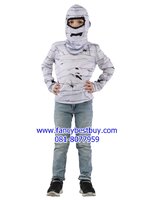 ชุดฮาโลวีน ชุดผีมัมมี๋ ชุดแฟนซีเด็ก (3D สะท้อนแสงตอนมืด) สำหรับวันฮาโลวีน มีขนาด M