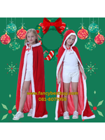 ผ้าคลุมคริสมาสสีแดง สำหรับใส่คลุมชุดคริสมาส เพื่อเพิ่มความสวยงาม Size 100, 120, 150