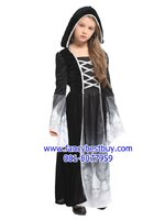 ชุดฮาโลวีน ชุดแม่มดน้อย 3D สะท้อนแสงกลางคืน สำหรับงานแฟนซี วันฮาโลวีน ขนาด S, M, L, XL