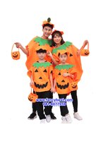 ชุดฟักทอง งานกระดาษสา สำหรับวันฮาโลวีน ใช้ได้ทั้งเด็กชายหญิง ขนาดเด็กสูง 100-150, ขนาดผู้ใหญ่สูง 150-180