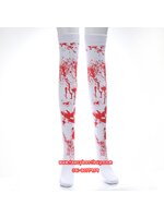 ถุงน่องลายเลือด แบบที่ 1 สำหรับประกอบชุดซอมบี้ สำหรับวันฮาโลวีน ยาว 68 ซม.