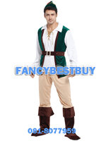 ชุดแฟนซีผู้ชาย ชุดปีเตอร์แพน Peter Pan Costume ขนาด M(175-185)