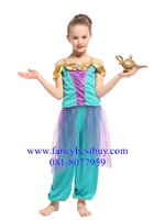 ชุดแฟนซีเด็ก ชุดจินนี่ ชุดเจ้าหญิงอาหรับ ชุดอลาดินกับเจ้าหญิงอาหรับ ชุดอินเดีย ขนาด M, L (แถมตะเกียง)