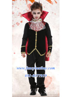 ชุดฮาโลวีนเด็กชาย ชุดแดร๊กคูล่า แวมไพร์ Handsome Vampire สำหรับวันฮาโลวีน มีขนาด S, XL