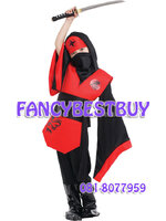 ชุดแฟนซีเด็ก นินจาหญิงสีแดง มีขนาด M