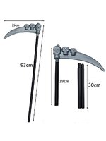 เคียวปิศาจขนาดยาว 93 ซม. สำหรับ ประกอบ ชุดปีศาจเดวิล, ชุดผี, ชุดฮาโลวีน