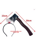 อุปกรณ์ฮาโลวีน ขวานติดศรีษะ สำหรับ ประกอบ ชุดฮาโลวีน