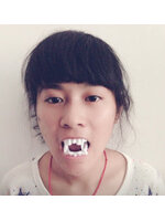 เขี้ยวผี สำหรับประกอบชุดแดร๊กคูล่า สำหรับวันฮาโลวีน (ขายคู่กับชุดแฟนซี)