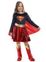ชุดซูเปอร์เกิร์ล Super Girl Hero สีแดง ขนาด L, XL